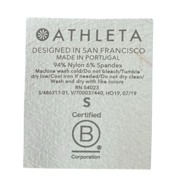 Athleta Blue Turtleneck Women's Small Lightweight Stretch - Picture 6 of 6